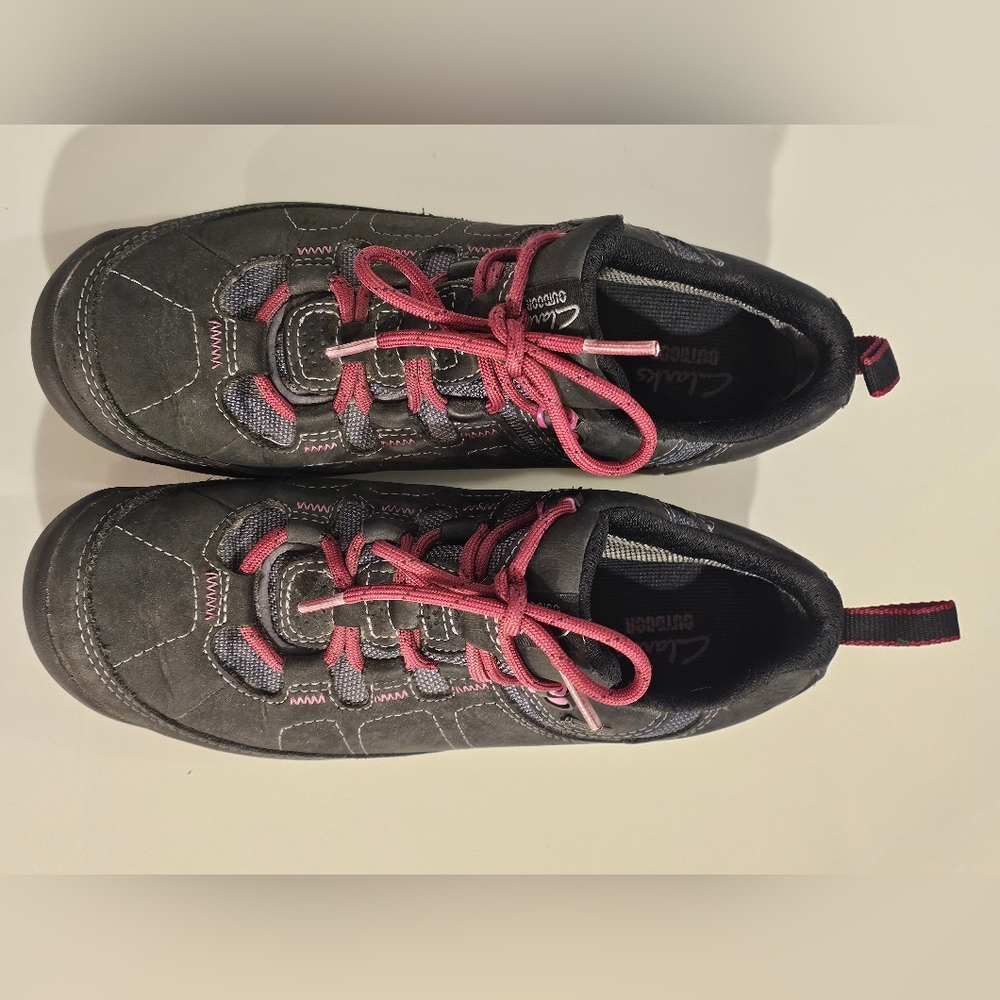 Clarks Black and Pink Women's Shoes